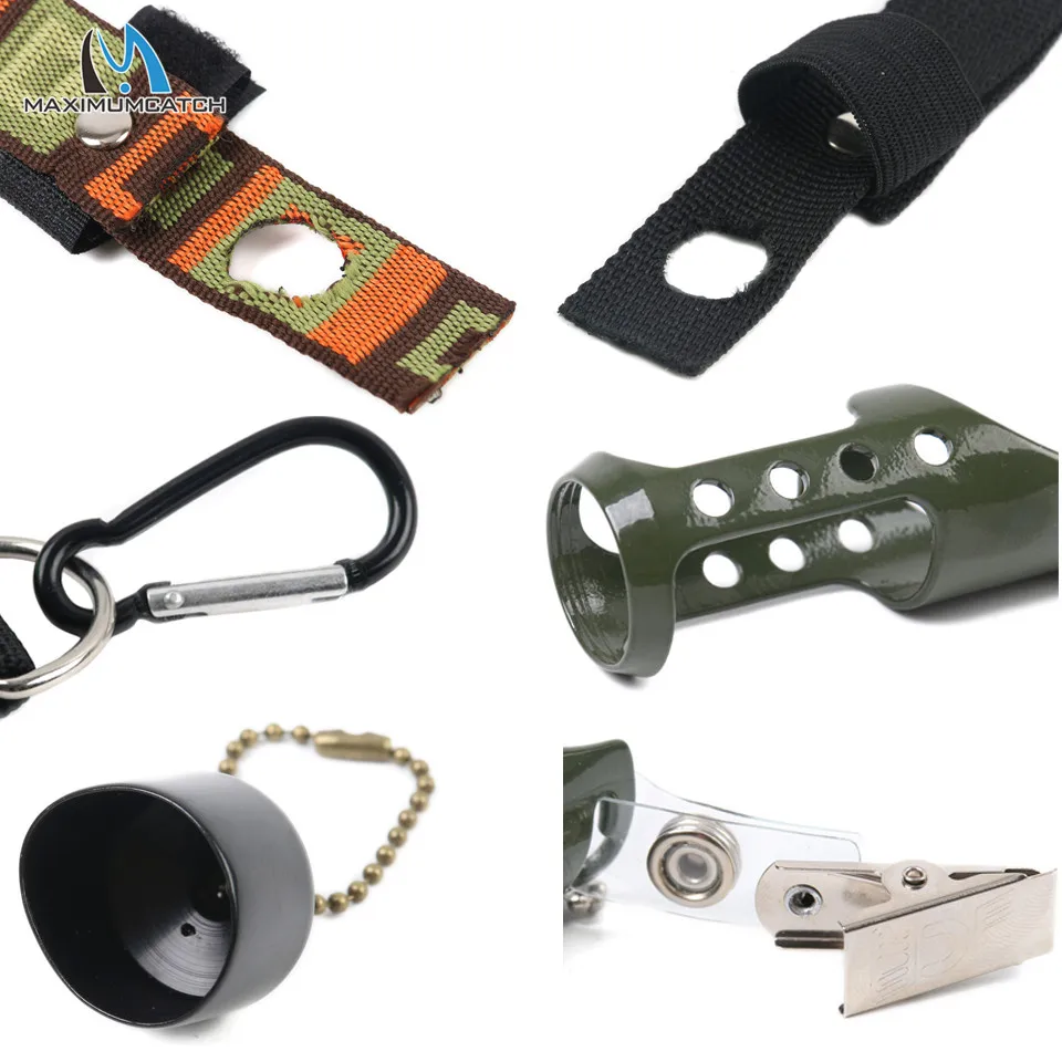 Soporte para botella flotante de pesca Maximumcatch, herramientas de pesca con mosca ultraligeras de aluminio/tela - imagen 5