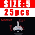 25pcs Size 5