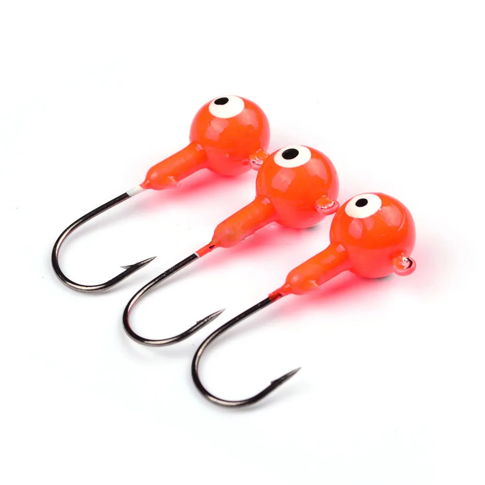Anzuelo de pesca con cabeza de plomo, 1G-10G, colores mezclados, Jigging, cebo, aparejos B4, 15 unids/lote - imagen 5