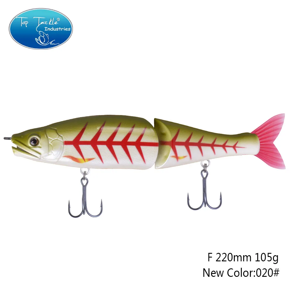 CF lubina Artificial articulada Swimbait, señuelo de pesca más vendido, alta calidad, flotante, 105g, Sinking110g, agua dulce - imagen 3