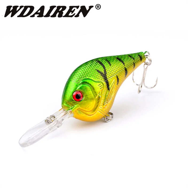 Juego de Señuelos de Pesca duros, set de 8 colores de 9,5 cm, 11g, Crankbait, aparejos de pesca