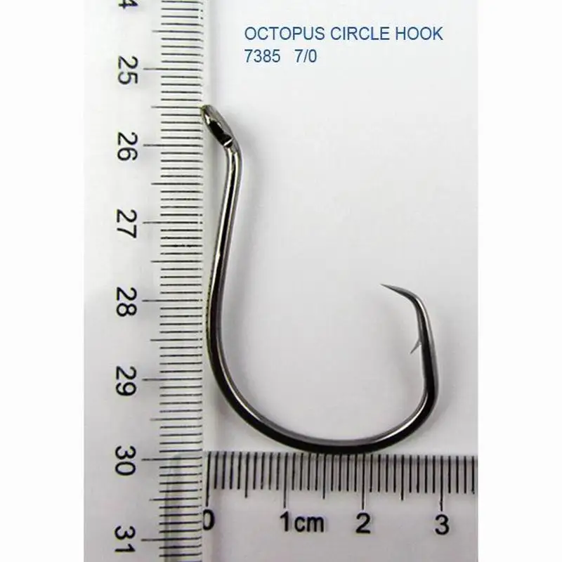 Anzuelos pulpo con púas No. 7385 – Acero carbono para surfcasting y mar - imagen 3