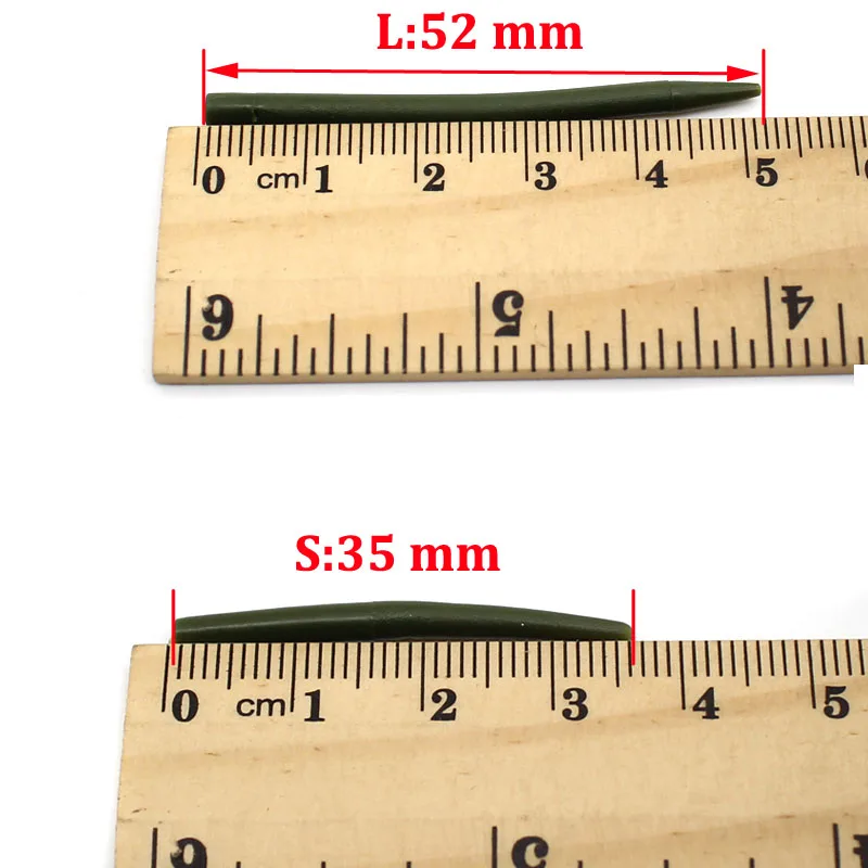 Funda de goma antienredos para pesca de carpa, 30 piezas, enganches de plomo, cambio rápido, aparejos de pesca - imagen 2