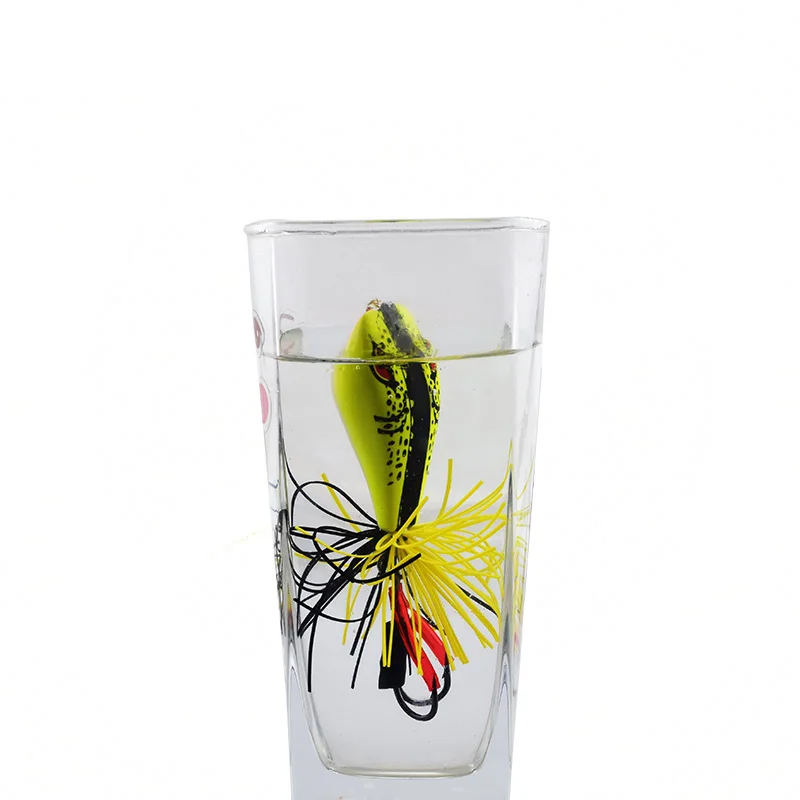 Señuelos de Pesca de rana de alta calidad, señuelo de cabeza de serpiente de alambre de silicona, 90mm, 10g, cebo de lubina dura, señuelo de rana, aparejos de Pesca