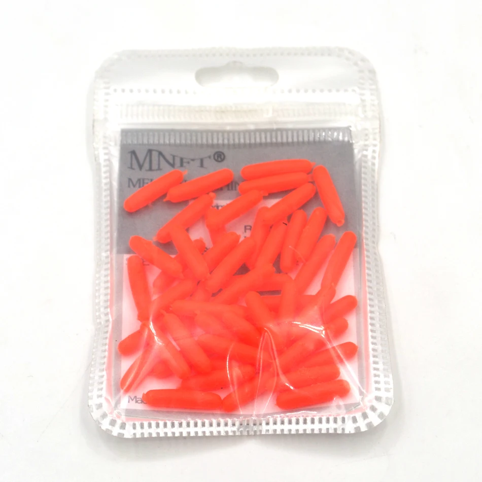 MNFT Mini Flotadores para Pesca con Topes de Goma y Conectores Frijol - imagen 5