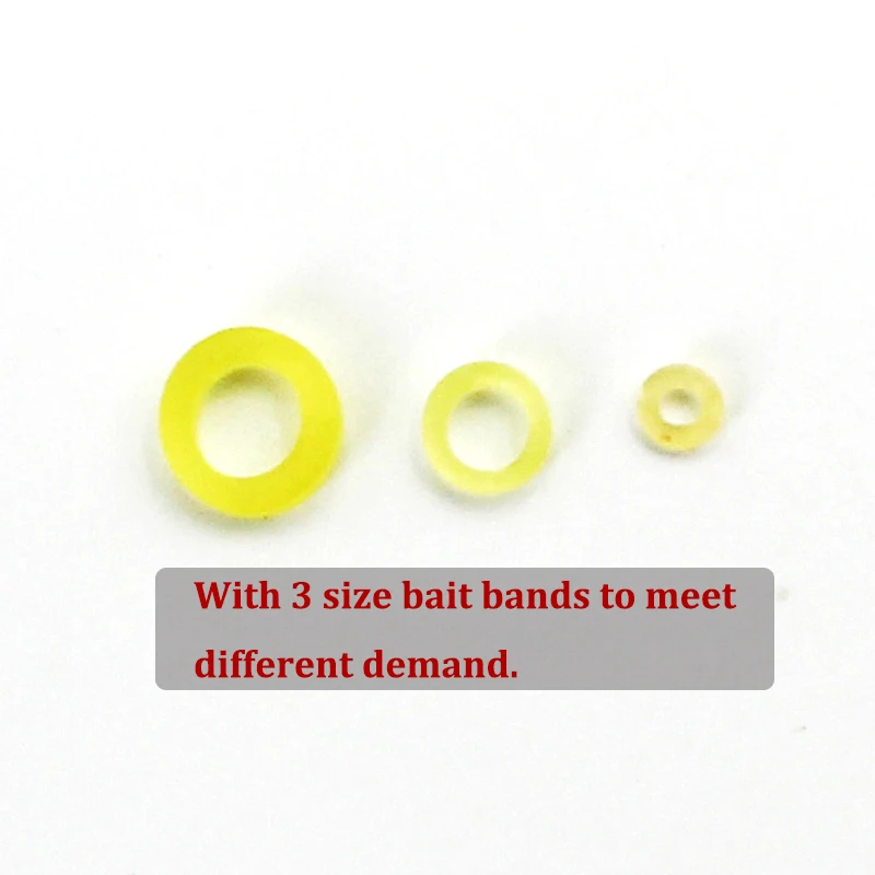 1 Uds. Banda para cebo de pesca de carpa, herramienta Bander, accesorios de pesca de carpa, bandas elásticas, anillos para cebo, Boilies, aparejos de soporte - imagen 3