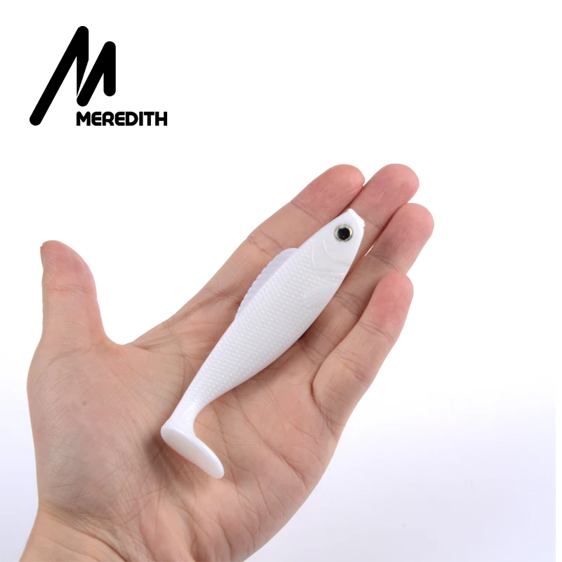 MEREDITH-SEÑUELOS DE pesca de trucha 3D, señuelos blandos de pesca, modelo caliente, 10 unids/lote, 13g/110mm - imagen 5