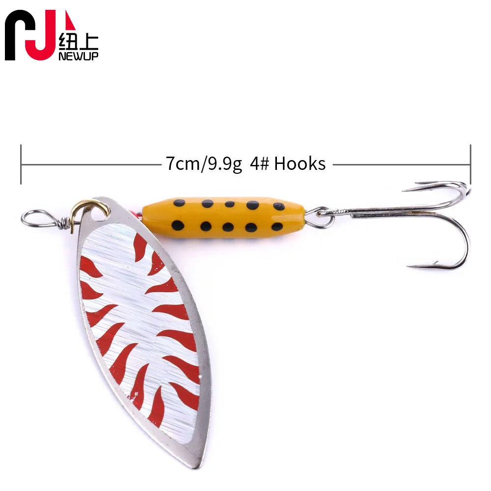 Señuelos de Pesca Wobblers CrankBaits Jig 7CM-9,9G Metal lentejuelas trucha cuchara ganchos para Pesca de carpa Pesca Peche Spinner - imagen 2