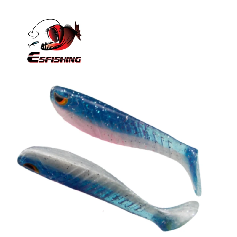 KESFISHING-señuelo de plástico suave para pesca, cebo de 5cm para agua salada, agua dulce, olor a agente, añadir sal - imagen 4
