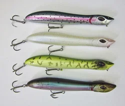 Señuelo Popper Topwater – Cabeza de Serpiente para Pesca Lubina