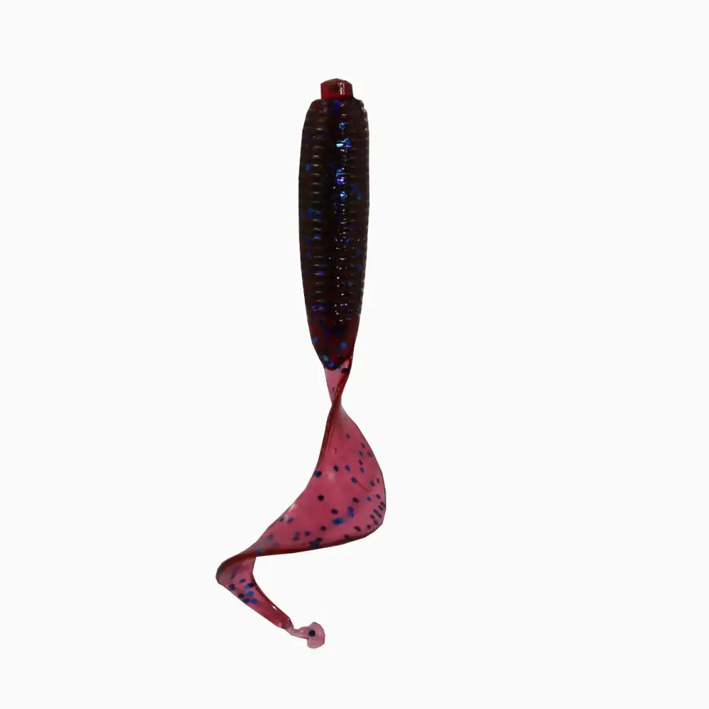 BassLegend-Cebo blando de pesca, larva para Lucio, Walleye, gusano suave, sábalo de silicona, 40mm, 1g/45mm, 1g - imagen 5