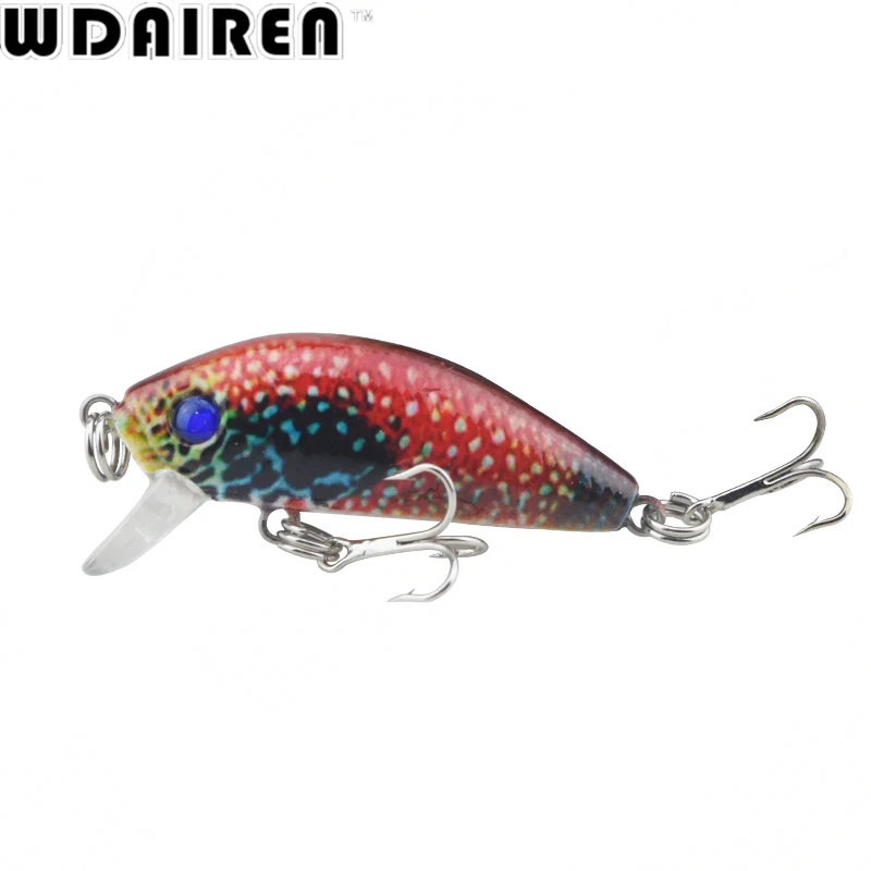 WDAIREN-señuelo de Pesca de pececillos, 1 unidad, 4,5 cm, 3,8g, cebos duros artificiales, lápiz, Wobbler, aparejos de Pesca de carpa - imagen 4