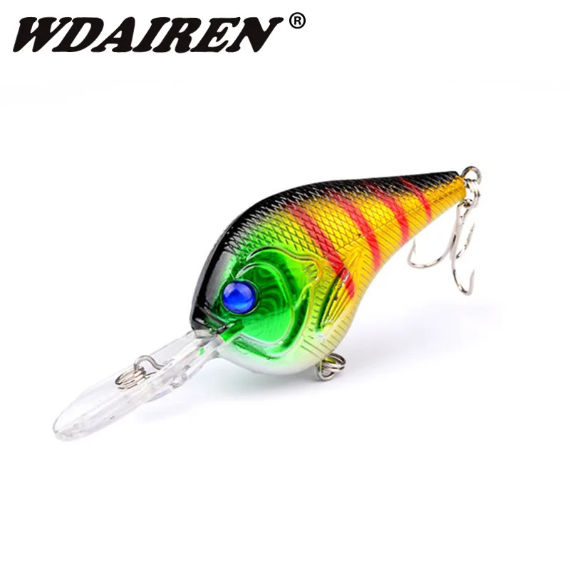 Juego de Señuelos de Pesca duros, set de 8 colores de 9,5 cm, 11g, Crankbait, aparejos de pesca