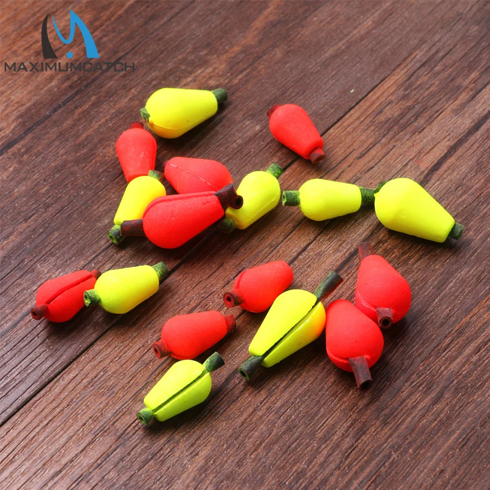 Maximumcatch 10 piezas lágrima 14,4*9,9mm Color amarillo naranja indicador de huelga de pesca con mosca - imagen 3