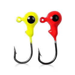 Anzuelo de pesca artificial de plomo, cebos duros de gusano suave, accesorios de aparejos de pesca, 5 unids/lote, 1,75g/2,5g
