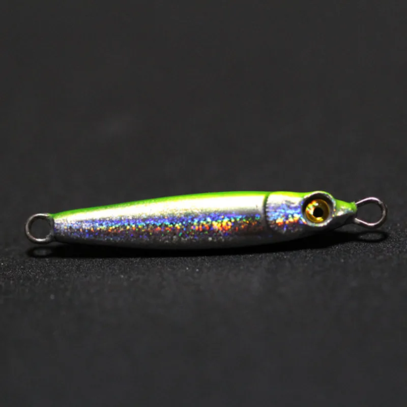 Jigging-señuelo de pesca pequeño, cebo Artificial de 3g/2,8 cm con recubrimiento láser, 1 unidad - imagen 2