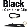Black Carabiner clip