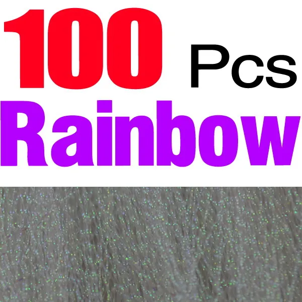 100pcs rainbow