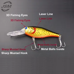 Señuelo flotante JSM para lubina – Pesca en agua salada