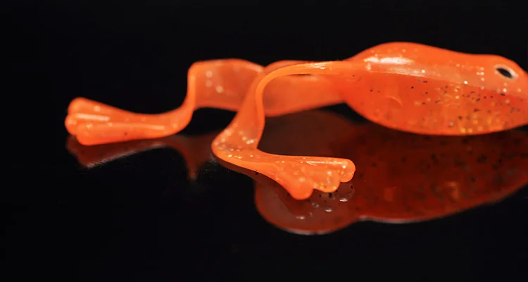 Señuelo suave de rana serie japonesa, Mini ranas, 5g/6cm, captura de lubina, cabeza de serpiente, 1 pieza en oferta - imagen 4