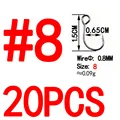 20pcs size 8