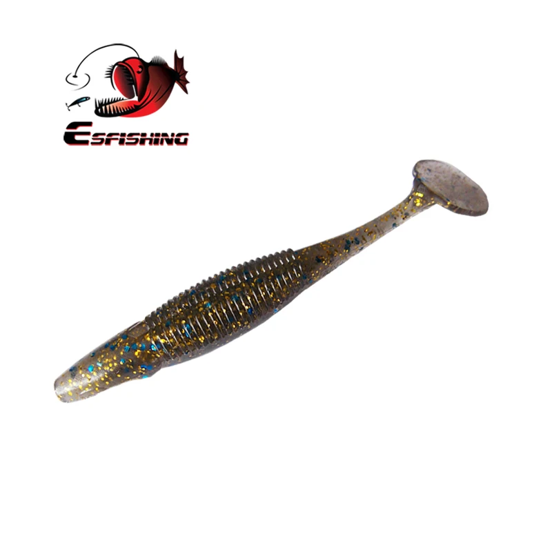 ESFISHING-señuelo suave para pesca de carpa, dipper flaco de 95mm, 6 uds., cebo Crankbait Isca Artificial, Lucio, señuelo Wobbler, aroma de cola en T - imagen 3