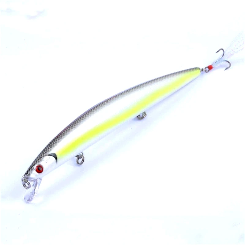 Señuelo de pesca de pececillos, Wobblers duros Crankbait con pluma Isca Artificial, trucha, Lucio, Carpa, accesorios de pesca, 18cm, 22g, 1 pieza