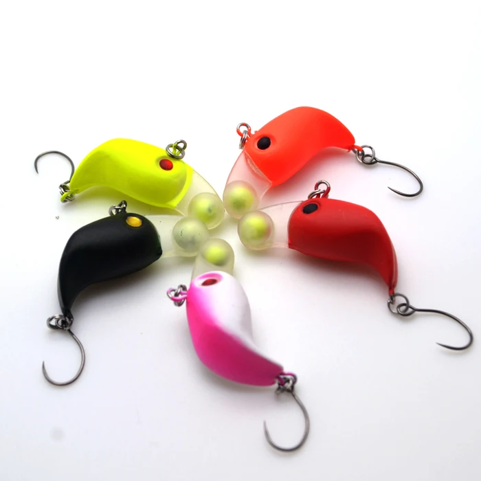 Señuelo de pesca de 1 piezas que se hunde, Mini VIB Minnow, 2,5 cm, 3g, Artificial, pequeño, duro, anzuelo afilado, Crankbait, Wobbler, aparejos de trucha - imagen 2