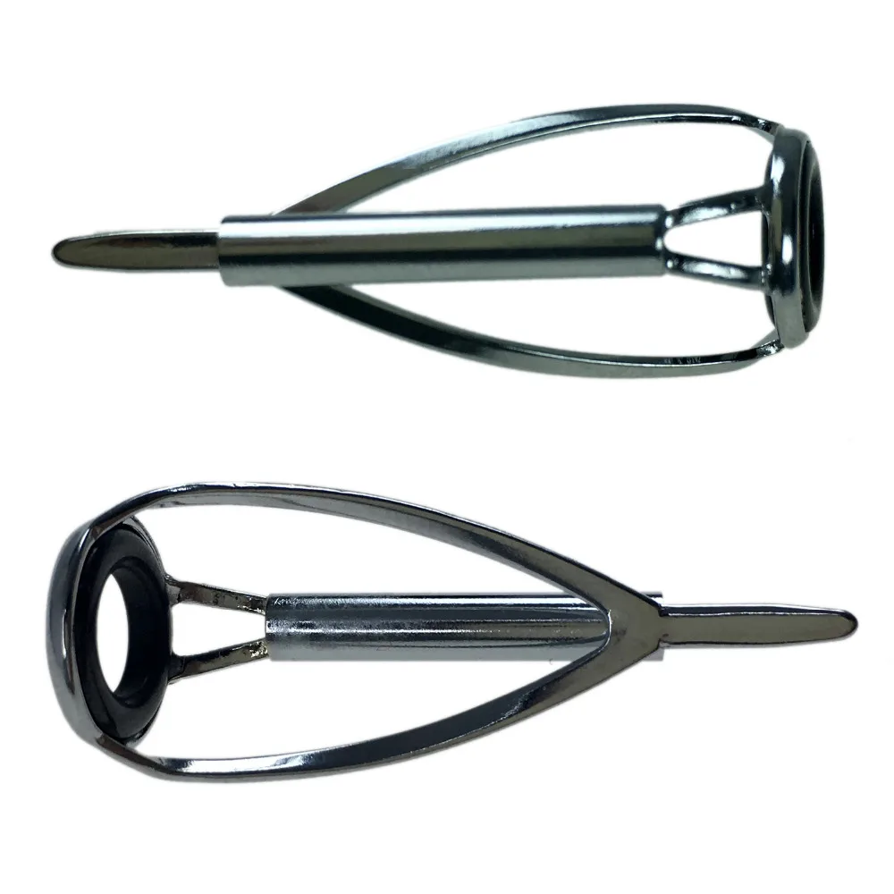 Guías de caña de pescar, Kit de reparación de caña de fundición giratoria, guías de construcción, arcoíris plateado, 1,8mm-3,2mm, 40 unids/set por juego - imagen 5