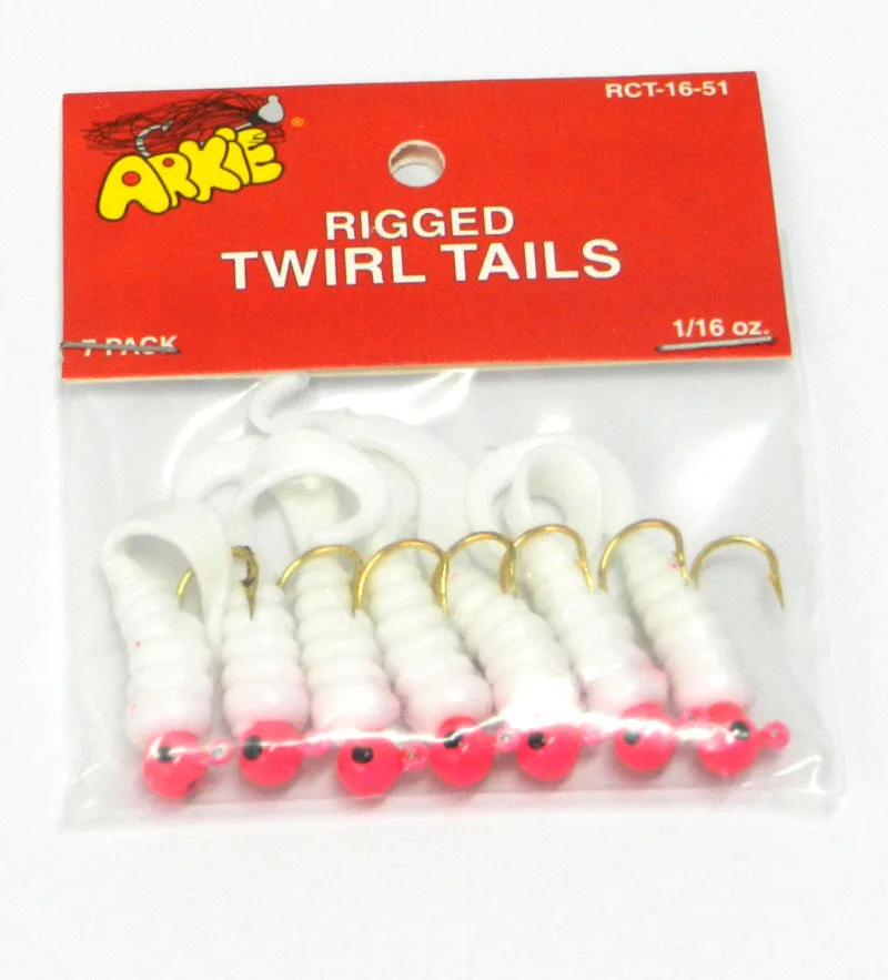 Señuelos de pesca, cebo de lubina, cebo suave, cabeza de plantilla, colas giratorias, cebos de gusano, bolsa de 7 piezas - imagen 3