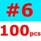 100PCS size 6