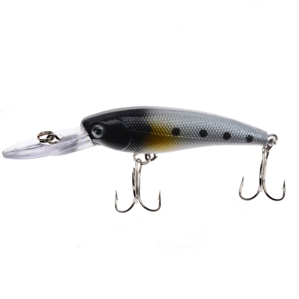 Señuelo de pesca de pececillos, Wobbler, Crankbait, ojos 3D, plástico duro Artificial, Peche, lubina, Lucio, carpa, 1 ud., 8,3g, 9cm - imagen 5
