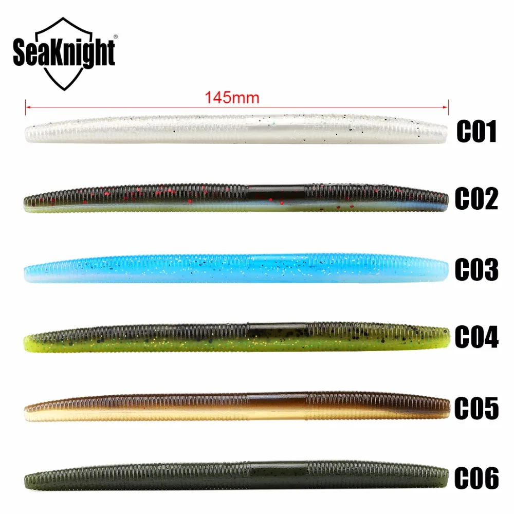 SeaKnight marca cebo suave señuelo de pesca cebo Artificial para pesca en río lago peso de señuelo suave: 6,9g 7,4g 8,5g 6 unids/bolsa/lote - imagen 3