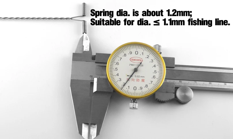 MNFT 10 個ステンレス鋼ツイスト T 形状 10 センチメートル釣りアクセサリーバランスコネクタスプリング直径 1.2 ミリメートルシルバーカラー釣りツール - imagen 5