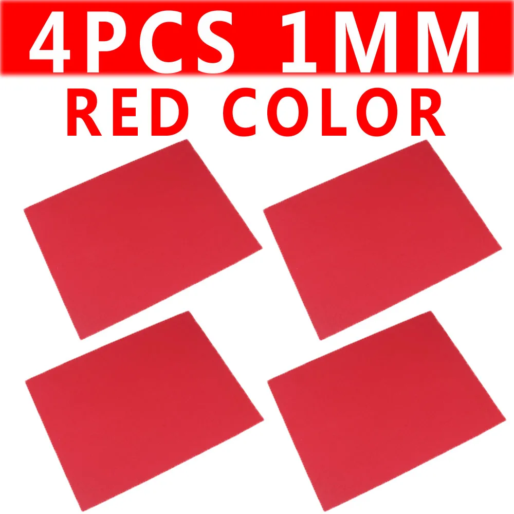 4PCS 1mm Red