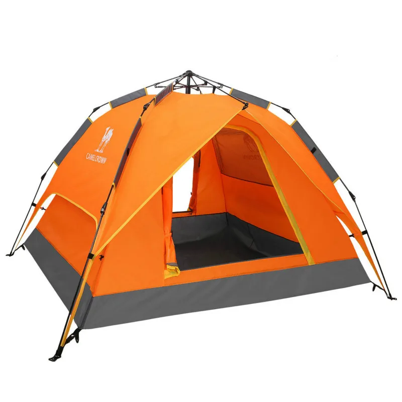 Barraca De acampada impermeable para 3 y 4 personas, tienda De campaña De doble capa para exteriores, ultraligera, equipo De Camping - imagen 4