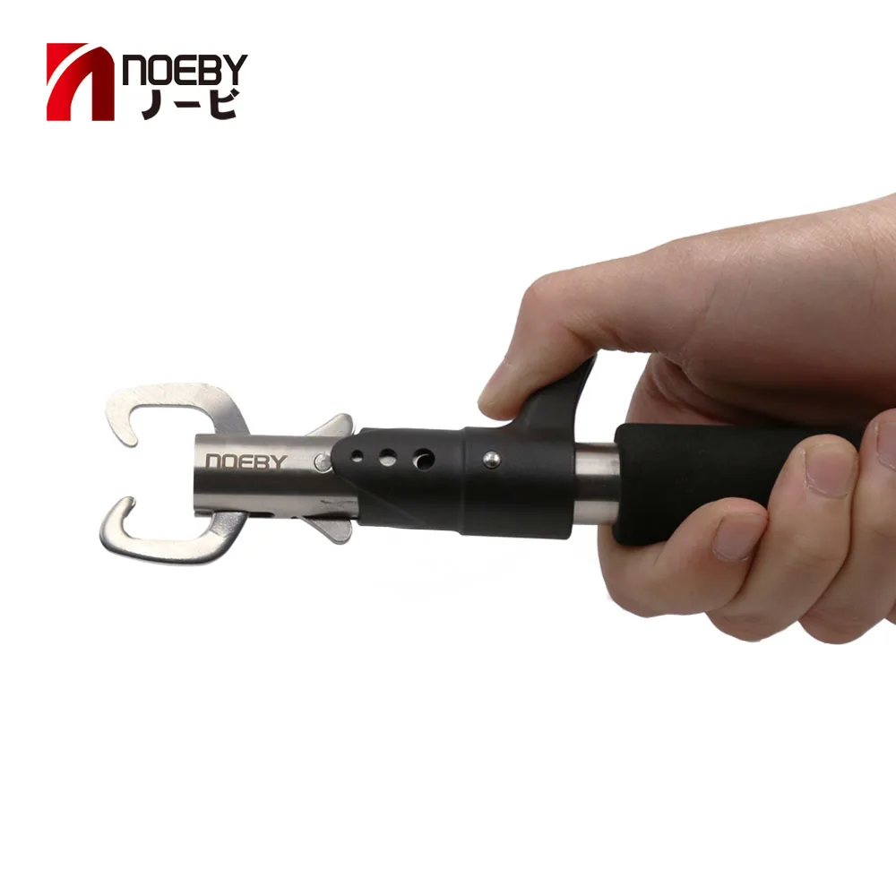 Noeby-pinza de pesca portátil de 22cm, controlador de labio de pescado de acero inoxidable, mango de agarre, aparejos de pesca, alicates, soporte para herramienta de pesca - imagen 5