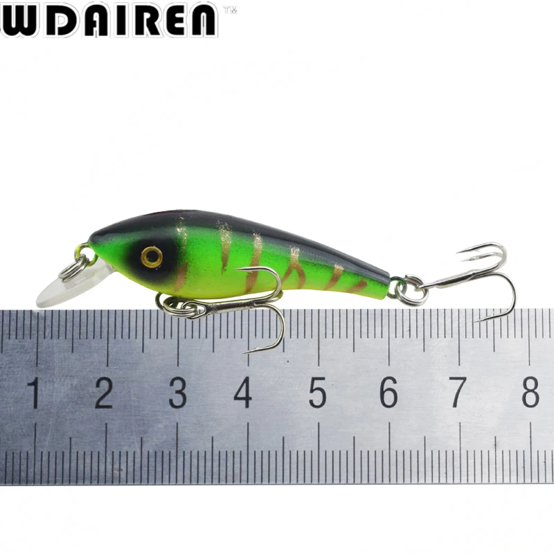 Señuelos de Pesca Topwater wobblers, aparejos de pesca Swim bait, Japón, duro Crazy Bass Crankbait, WD-320, 1 Uds., 5,7 cm/4,5g - imagen 5