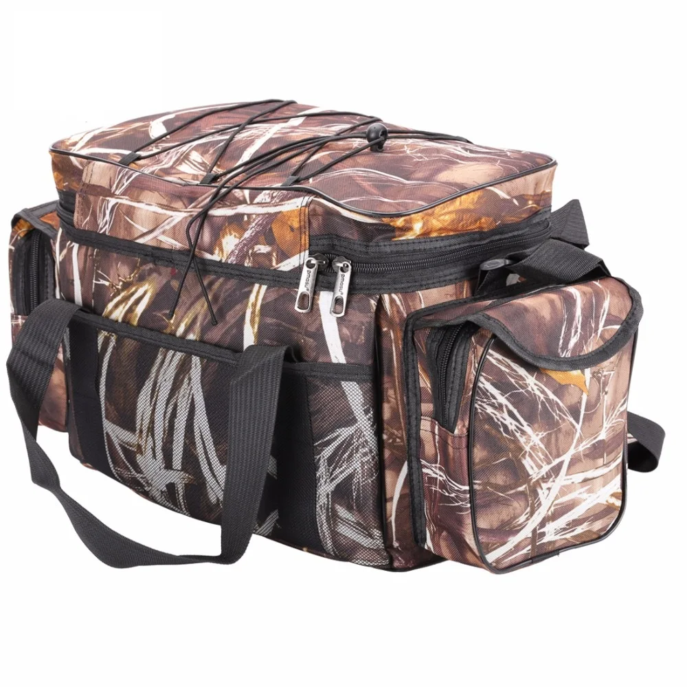 SeaKnight Bolsa de pesca SK003 – Mochila camuflaje caqui aparejos