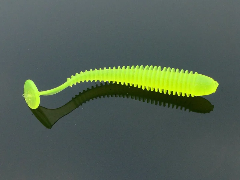 MNFT-señuelo Artificial de Pesca de 25 piezas, gusano realista, cebo de manivela suave, 0,6g/4,5-5cm, simulación de cola en T, gusano, Swimbait - imagen 5