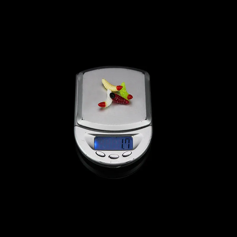 Señuelo de pesca suave, anzuelos con olor a gusanos, camarones brillantes, 50 piezas, 2,4 cm, 0,5g, promoción, nuevo estilo - imagen 3