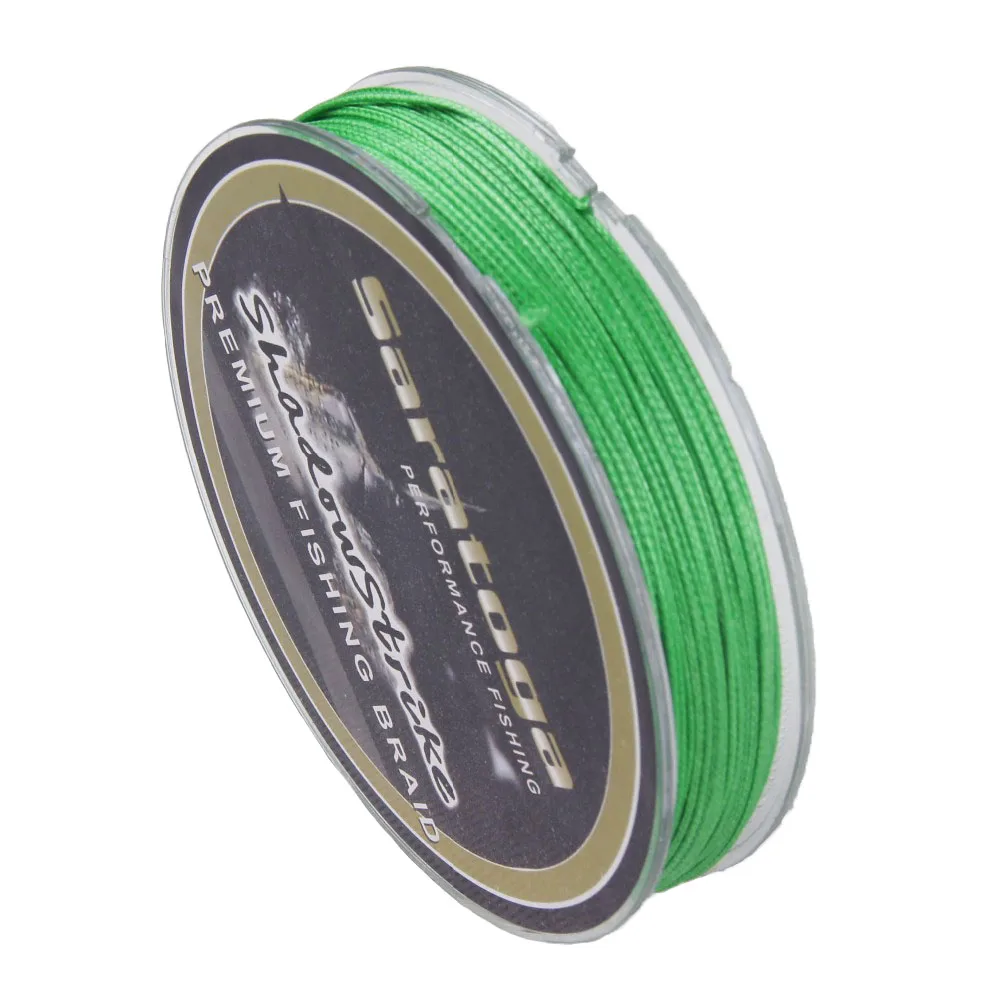 DORISEA-Cuerda de línea de pesca trenzada, 50M, 250LB, 300LB, 8 hebras, Material multifilamento de Japón, verde fluorescente - imagen 3