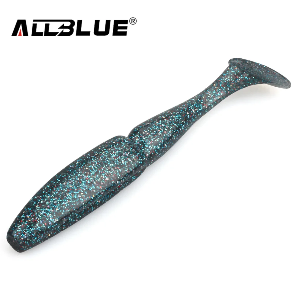 ALLBLUE-señuelo de pesca suave, 20g/13,5 cm, 2 unids/lote, cebo de silicona para sábalo Delgado, cebo para lubina, Swimbaits, señuelo de plástico - imagen 3