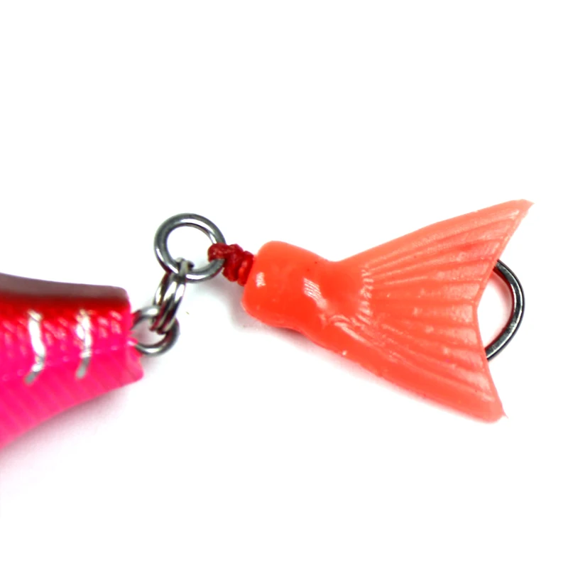 Protector de hierba para señuelos, cola de pescado suave, cucharas, gancho de pesca para lubina, accesorios para señuelos, 9 unids/paquete, n. ° 1, nuevo - imagen 3