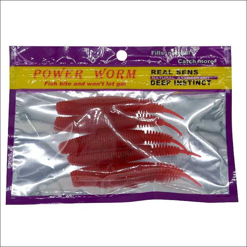 Señuelo blando de pesca Artificial Pupae abeja gusano larva cebo aguja colas patata negro peces señuelos 5 piezas bolsa - imagen 4
