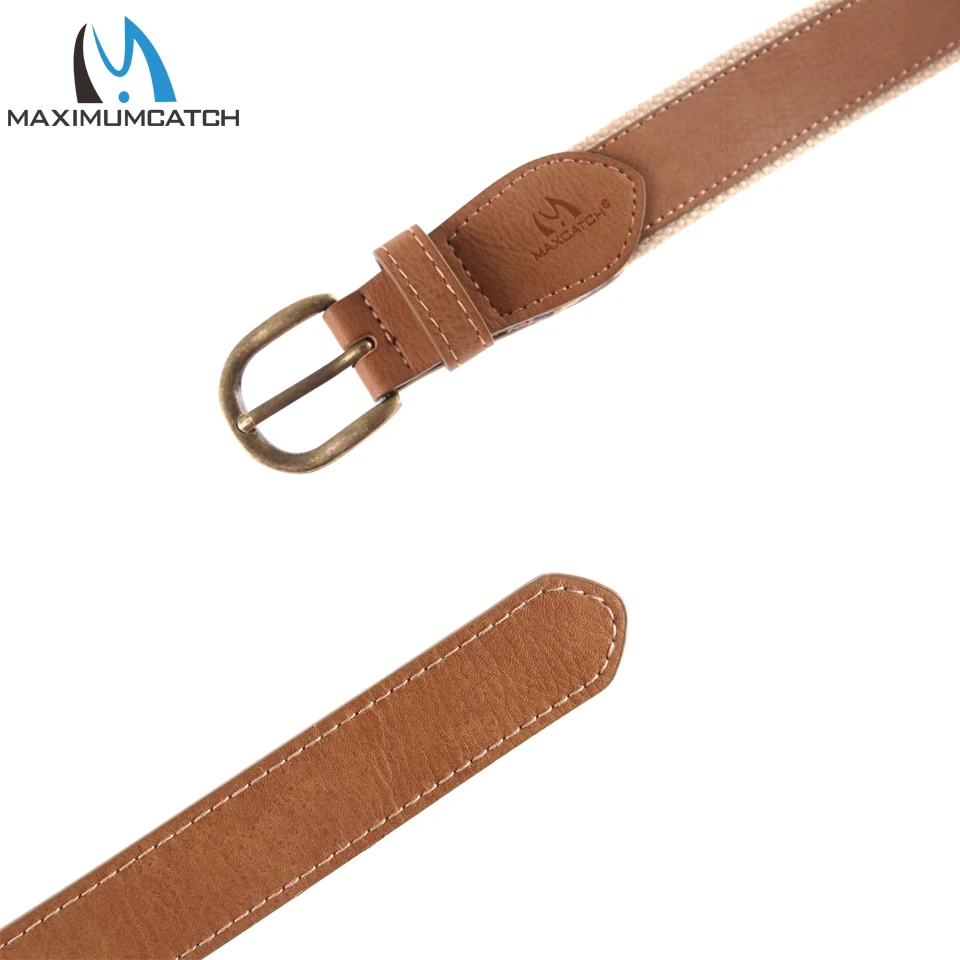 Maximumcatch-Cinturón de cuero y nailon para trucha, cinturón de pesca para pescador, accesorio de pesca - imagen 5