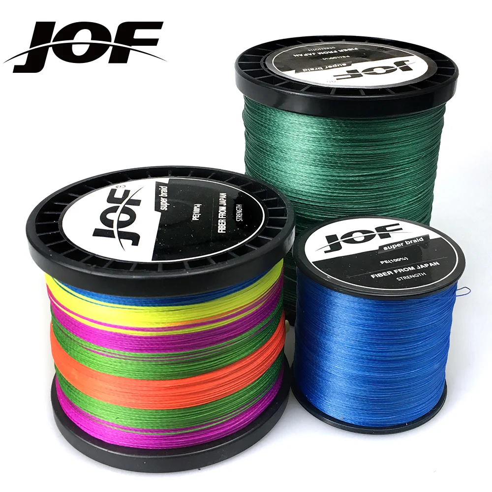 JOF-sedal de pesca trenzado de 9 hebras, 8 hebras, 1000M, 500M, 300M, PE, tejido para agua salada - imagen 3