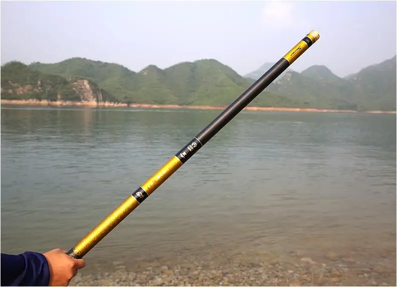Caña de mano superdura y ultralarga, accesorio telescópico para pesca con mosca de Taiwán, 8/10/12/13/15/16m - imagen 3