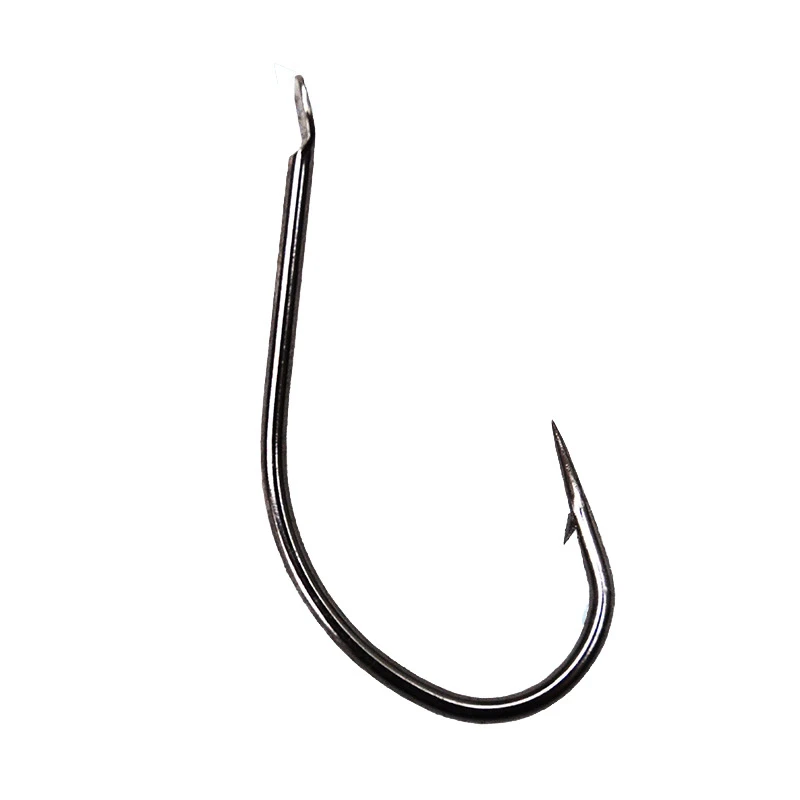 Anzuelos vástago largo con púas alto carbono – pesca profesional