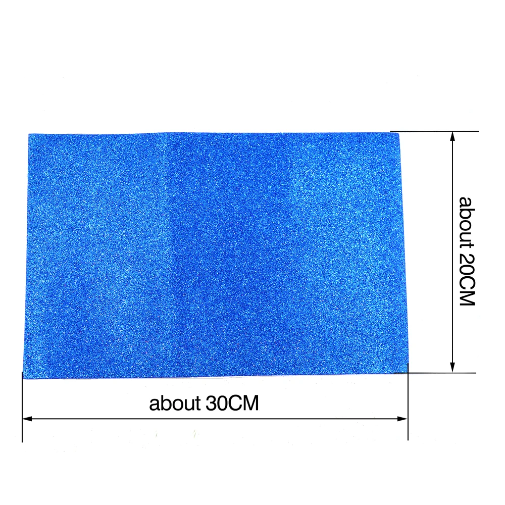 MNFT 4 Uds Color aleatorio brillo EVA Material para atar moscas 20*30cm 1,8mm DIY hojas de espuma para atar moscas papel - imagen 2